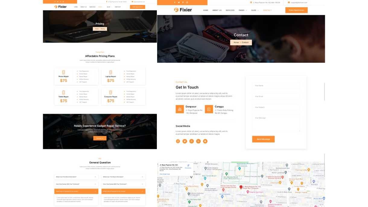 Fixier Inventive Repair Website Excellent Design in 2024