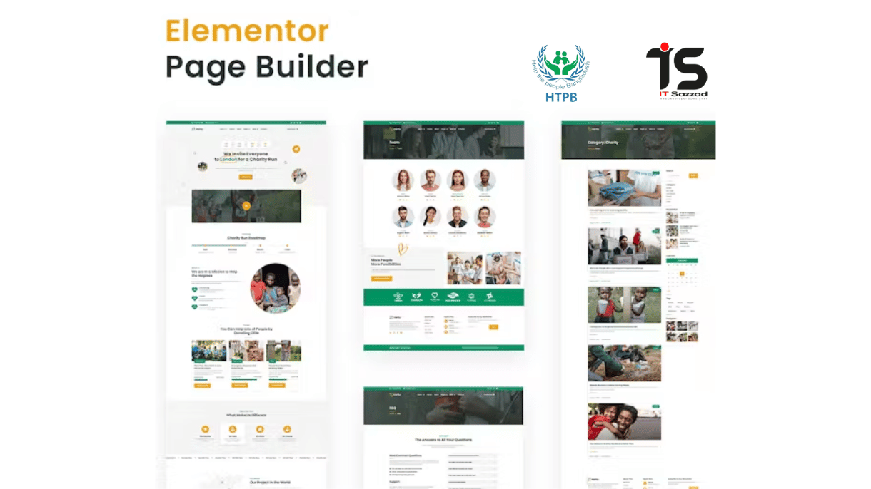 HTPB Fresh NGO Website With Creative Design in 2024 for Help The People Bangladesh 4