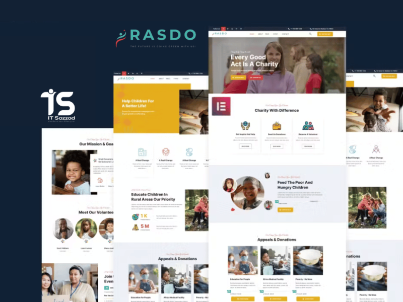 RASDO Website Design by IT Sazzad