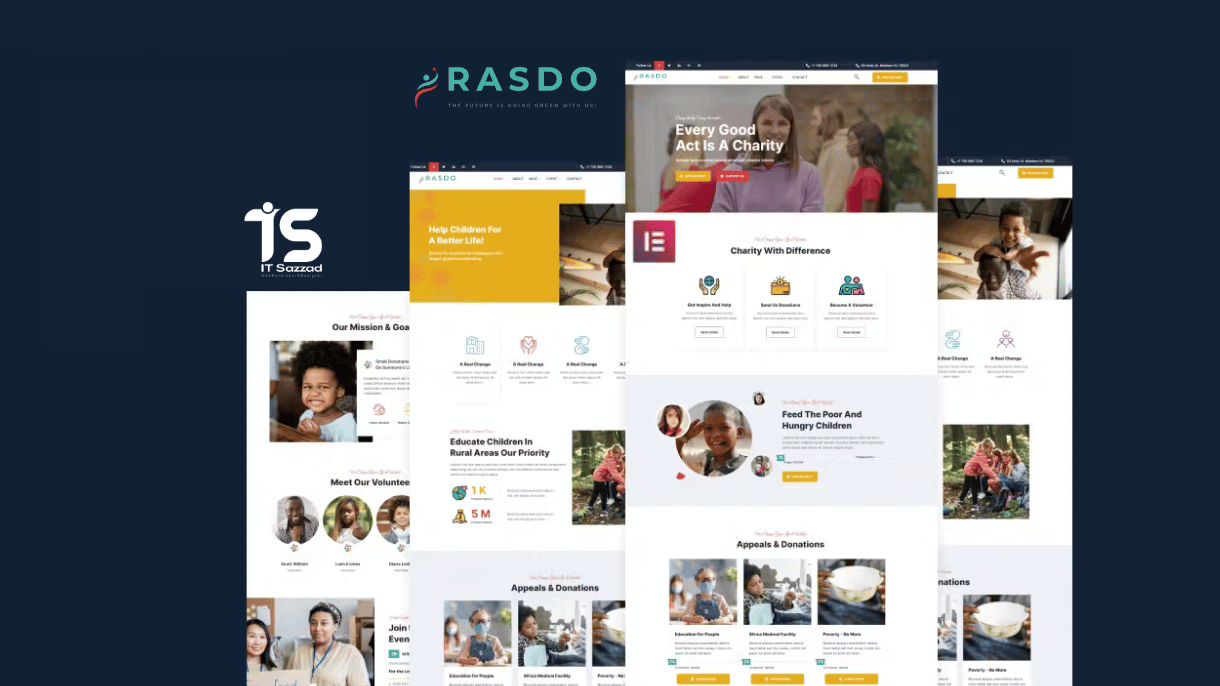 RASDO Website Design by IT Sazzad