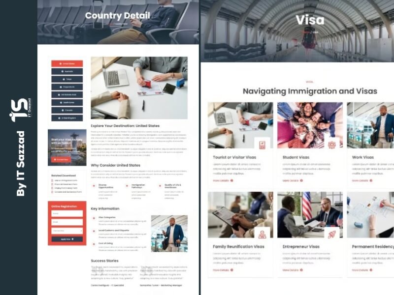 Edu Visa Expert Visa & Immigration Website Impressive Design in 2025