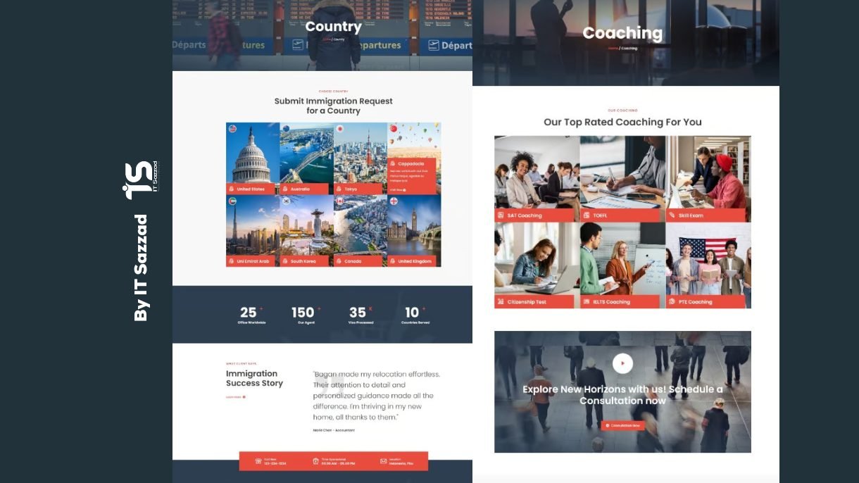 Edu Visa Expert Visa & Immigration Website Impressive Design in 2025